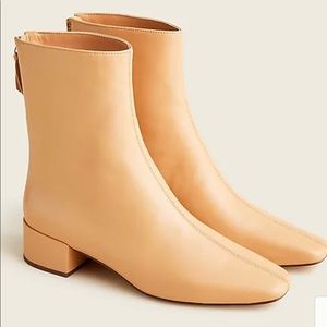 J Crew Roxie caramel booties size 8.5-fits like 9!